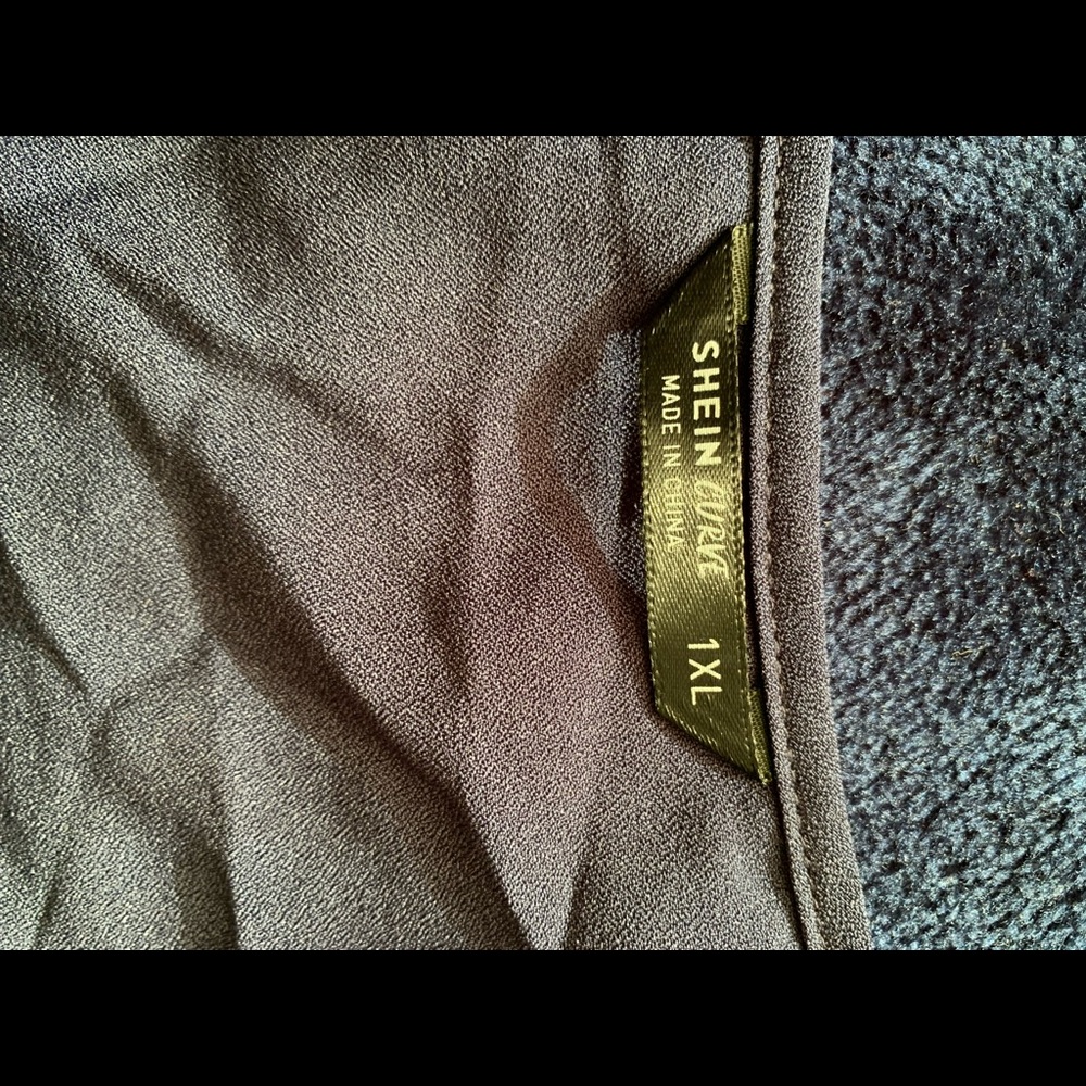 Dark blue fancy tank top